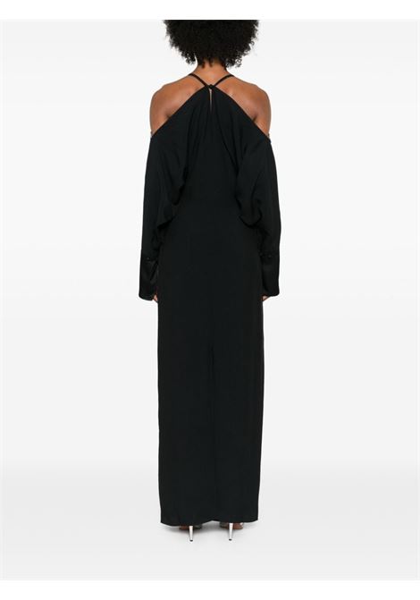 Black Volturno maxi dress Taller Marmo - women TALLER MARMO | TMPF2418133